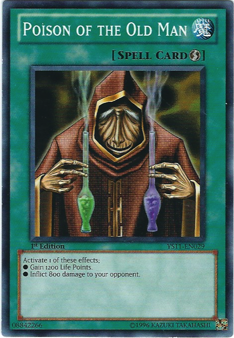 Poison of the Old Man [YS11-EN029] Common Yu-Gi-Oh!