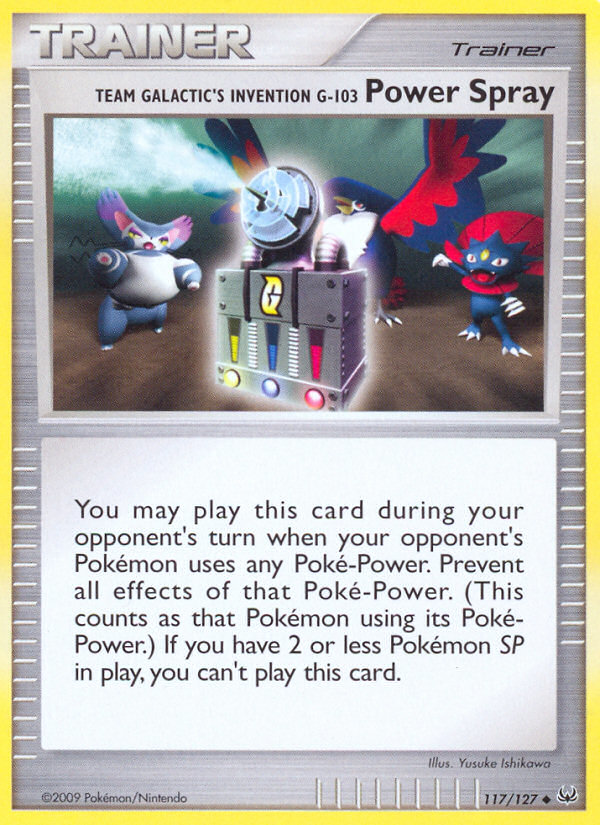 Team Galactic's Invention G-103 Power Spray (117/127) [Platinum: Base Set] Pokémon