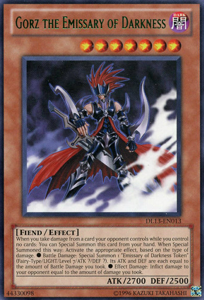 Gorz the Emissary of Darkness (Green) [DL13-EN013] Rare Yu-Gi-Oh!