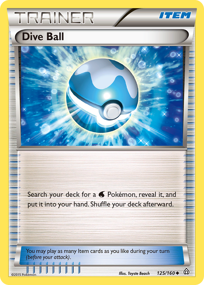 Dive Ball (125/160) [XY: Primal Clash] Pokémon