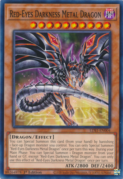 Red-Eyes Darkness Metal Dragon [LDS1-EN004] Common Yu-Gi-Oh!