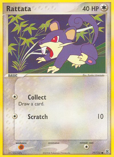 Rattata (77/112) [EX: FireRed & LeafGreen] Pokémon