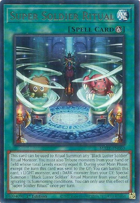 Super Soldier Ritual [MAZE-EN060] Rare Yu-Gi-Oh!