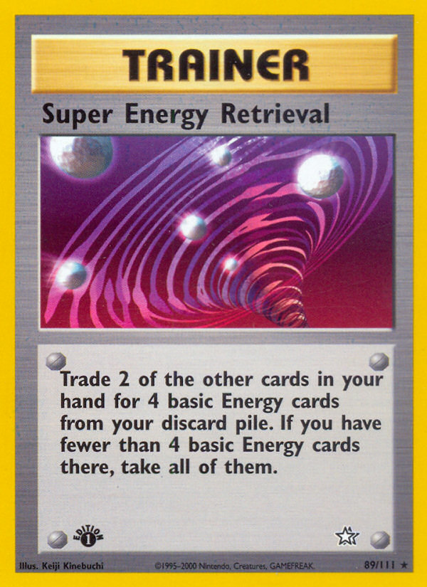 Super Energy Retrieval (89/111) [Neo Genesis 1st Edition] Pokémon