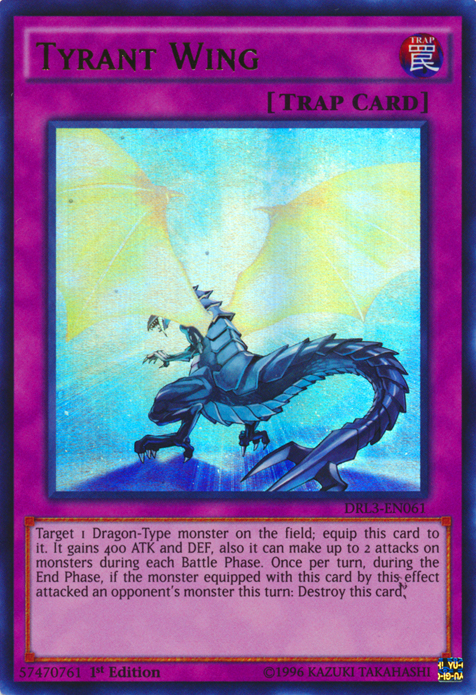 Tyrant Wing [DRL3-EN061] Ultra Rare Yu-Gi-Oh!