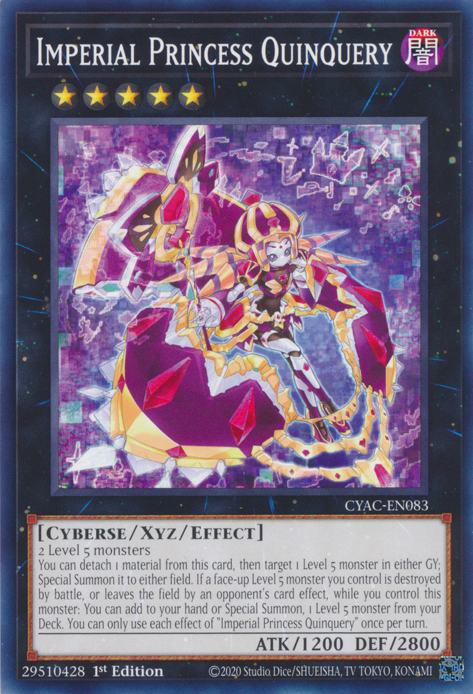 Imperial Princess Quinquery [CYAC-EN083] Common Yu-Gi-Oh!