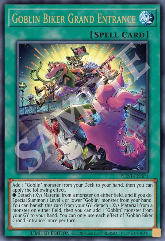 Goblin Biker Grand Entrance [PHNI-ENSP1] Ultra Rare Yu-Gi-Oh!