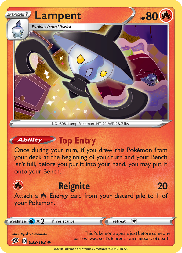 Lampent (032/192) [Sword & Shield: Rebel Clash] Pokémon