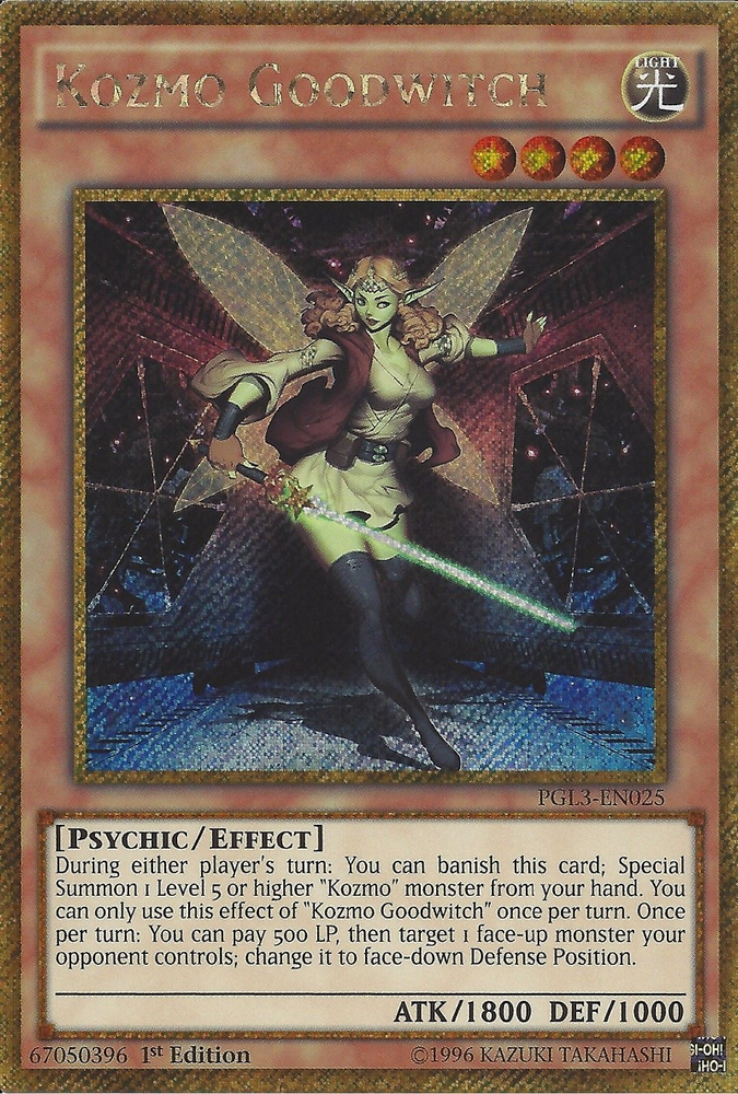 Kozmo Goodwitch [PGL3-EN025] Gold Secret Rare Yu-Gi-Oh!