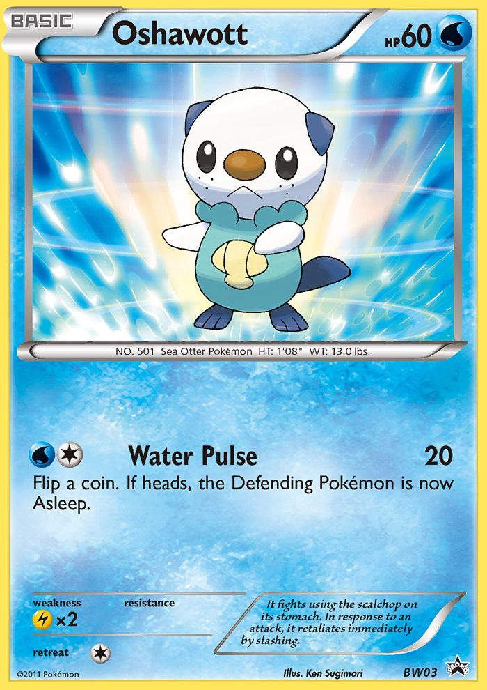 Oshawott (BW03) [Black & White: Black Star Promos] Pokémon