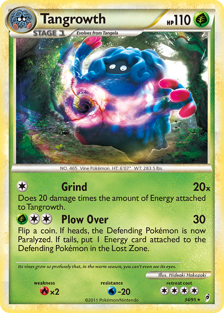 Tangrowth (34/95) [HeartGold & SoulSilver: Call of Legends] Pokémon