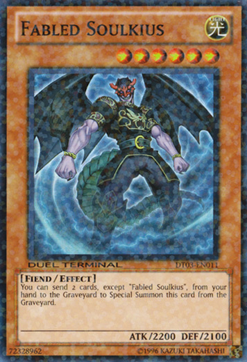Fabled Soulkius [DT03-EN011] Super Rare Yu-Gi-Oh!