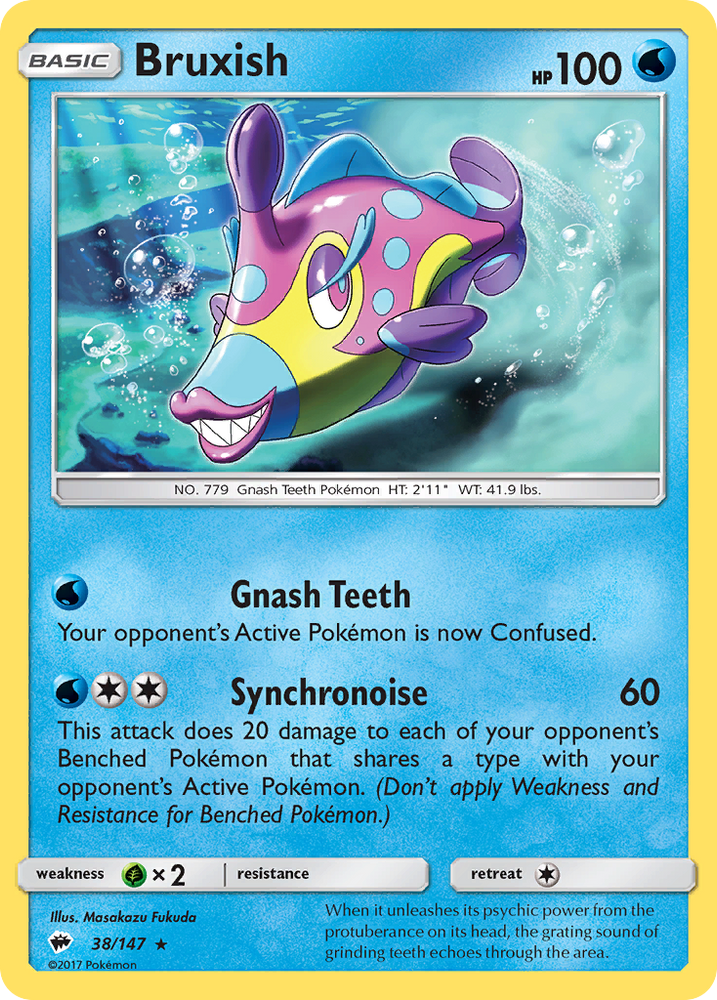 Bruxish (38/147) [Sun & Moon: Burning Shadows] Pokémon