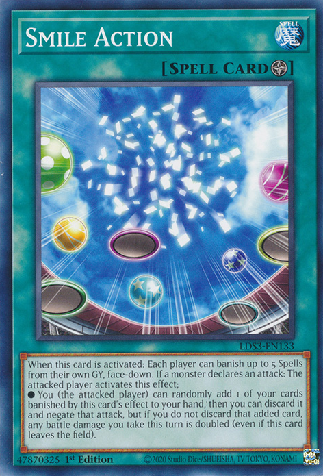 Smile Action [LDS3-EN133] Common Yu-Gi-Oh!