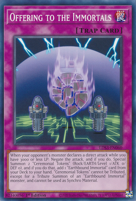 Offering to the Immortals [LDS3-EN060] Common Yu-Gi-Oh!