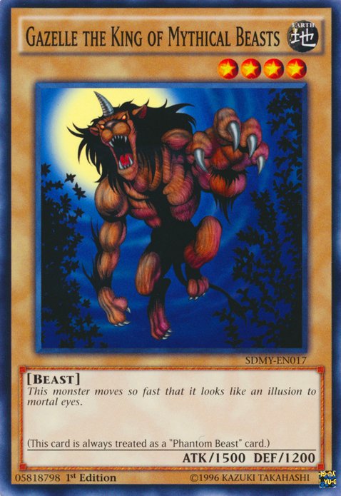 Gazelle the King of Mythical Beasts [SDMY-EN017] Common Yu-Gi-Oh!