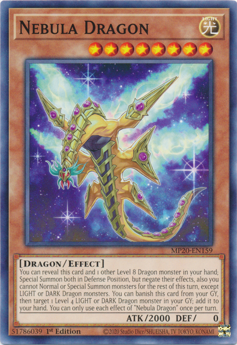 Nebula Dragon [MP20-EN159] Common Yu-Gi-Oh!