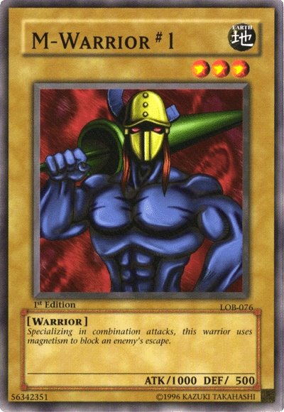M-Warrior #1 [LOB-076] Common Yu-Gi-Oh!