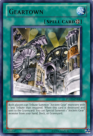 Geartown [TU07-EN011] Rare Yu-Gi-Oh!