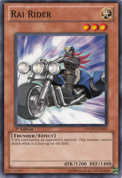 Rai Rider [PHSW-EN003] Common Yu-Gi-Oh!