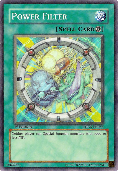 Power Filter [TDGS-EN058] Super Rare Yu-Gi-Oh!