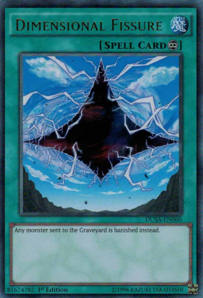 Dimensional Fissure [DUSA-EN060] Ultra Rare Yu-Gi-Oh!