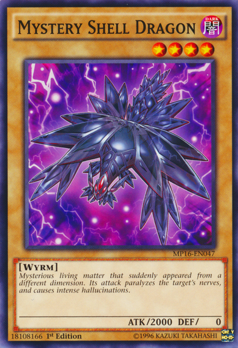 Mystery Shell Dragon [MP16-EN047] Common Yu-Gi-Oh!