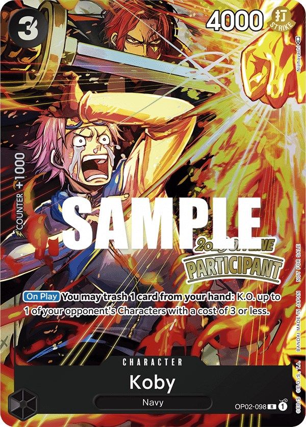 Koby (Offline Regional 2023) [Participant] [One Piece Promotion Cards]
