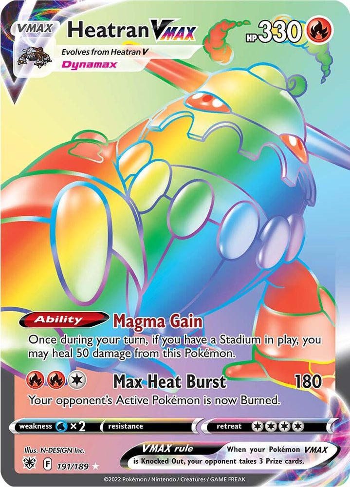 Heatran VMAX (191/189) [Sword & Shield: Astral Radiance] Pokémon