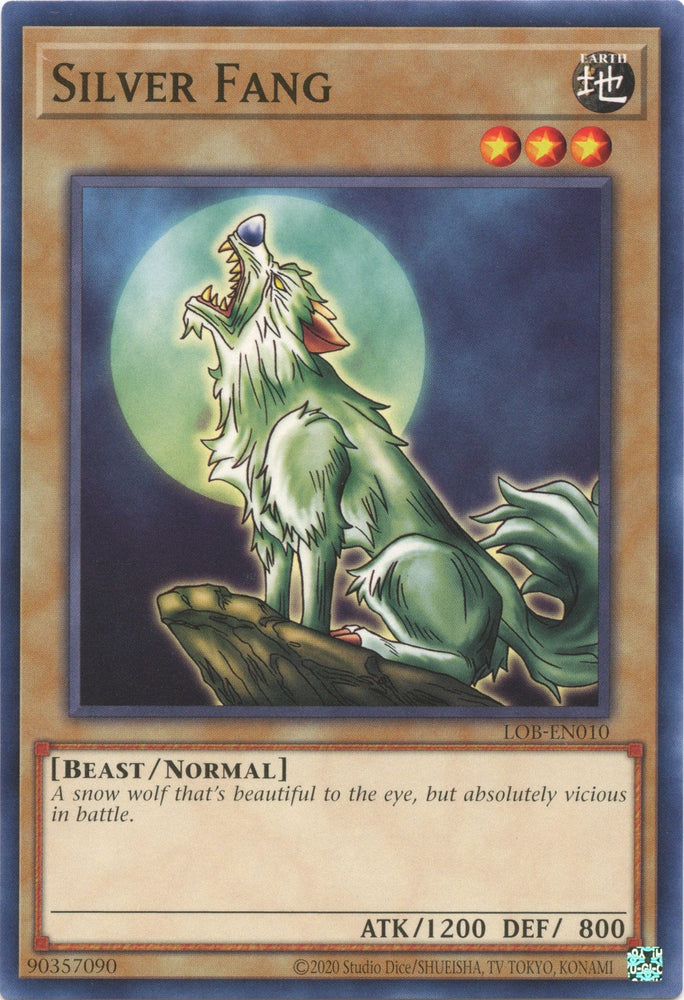 Silver Fang (25th Anniversary) [LOB-EN010] Common Yu-Gi-Oh!