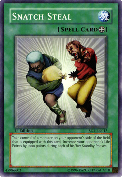 Snatch Steal [SD4-EN015] Common Yu-Gi-Oh!