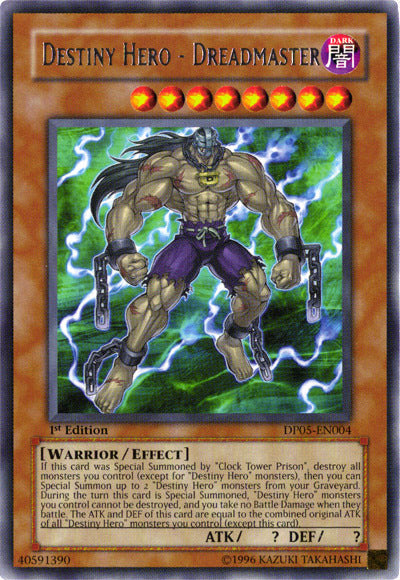 Destiny Hero - Dreadmaster [DP05-EN004] Rare Yu-Gi-Oh!