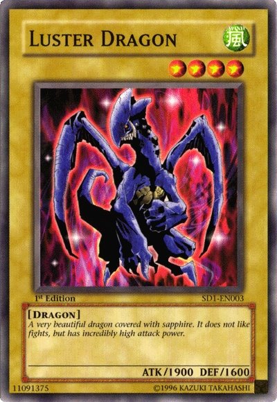Luster Dragon [SD1-EN003] Common Yu-Gi-Oh!