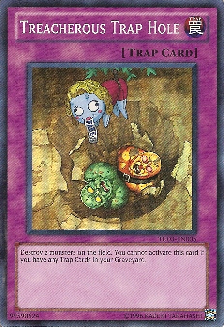 Treacherous Trap Hole [TU03-EN005] Super Rare Yu-Gi-Oh!
