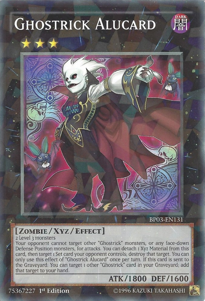 Ghostrick Alucard [BP03-EN131] Shatterfoil Rare Yu-Gi-Oh!