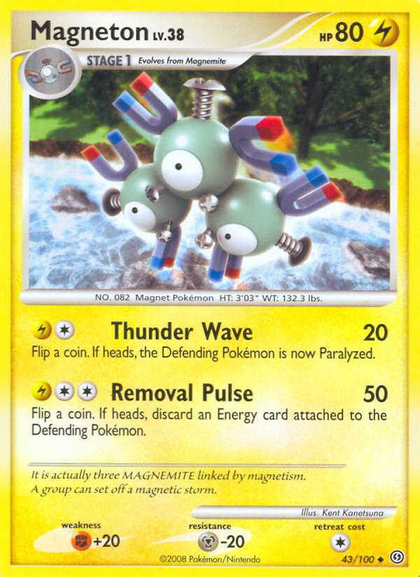 Magneton (43/100) [Diamond & Pearl: Stormfront] Pokémon