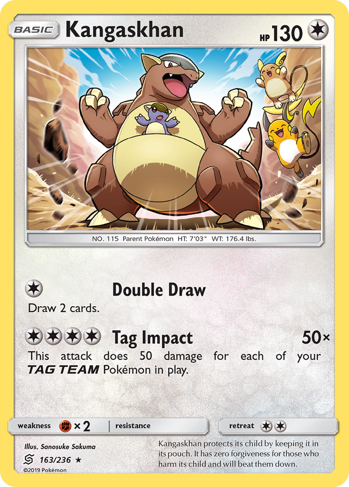 Kangaskhan (163/236) [Sun & Moon: Unified Minds] Pokémon