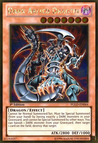 Dark Armed Dragon [PGLD-EN064] Gold Rare Yu-Gi-Oh!