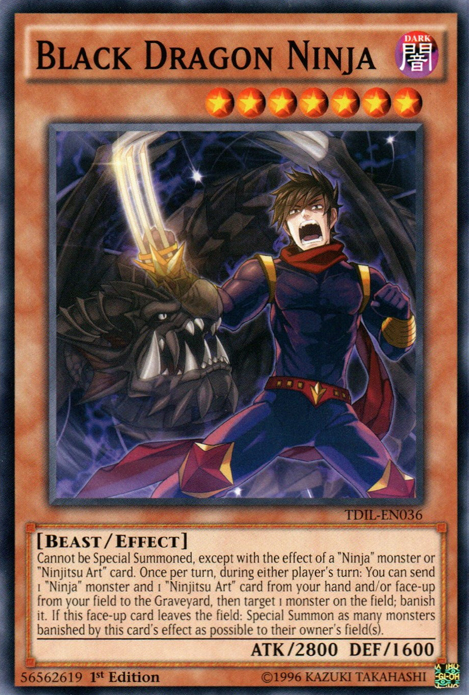 Black Dragon Ninja [TDIL-EN036] Common Yu-Gi-Oh!