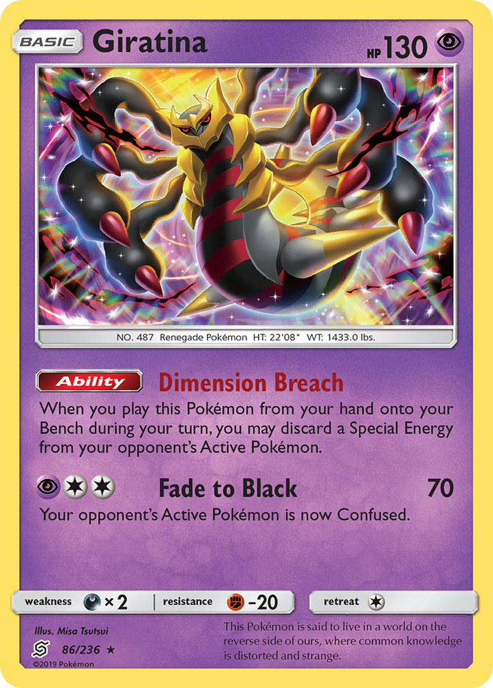 Giratina (86/236) [Sun & Moon: Unified Minds] Pokémon