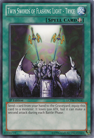 Twin Swords of Flashing Light - Tryce [LCYW-EN141] Common Yu-Gi-Oh!