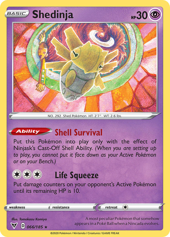 Shedinja (066/185) [Sword & Shield: Vivid Voltage] Pokémon