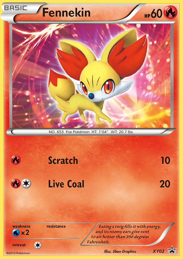 Fennekin (XY02) [XY: Black Star Promos] Pokémon