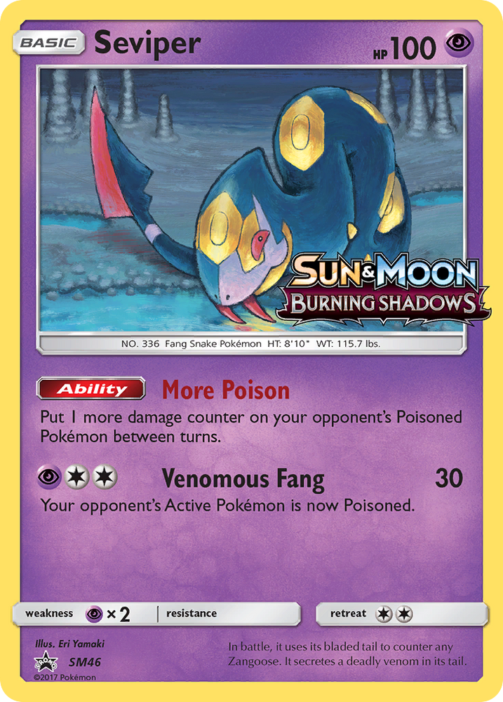 Seviper (SM46) [Sun & Moon: Black Star Promos] Pokémon