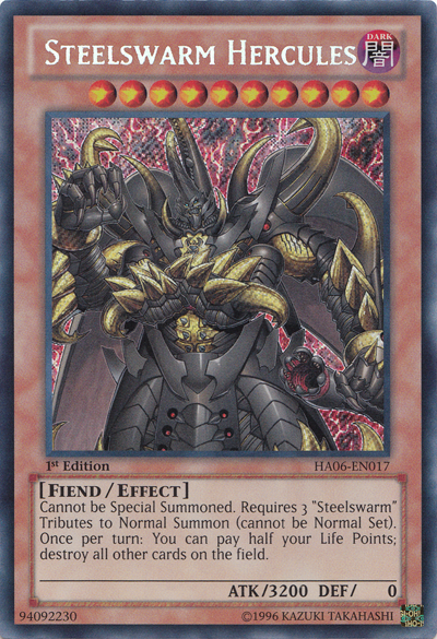 Steelswarm Hercules [HA06-EN017] Secret Rare Yu-Gi-Oh!