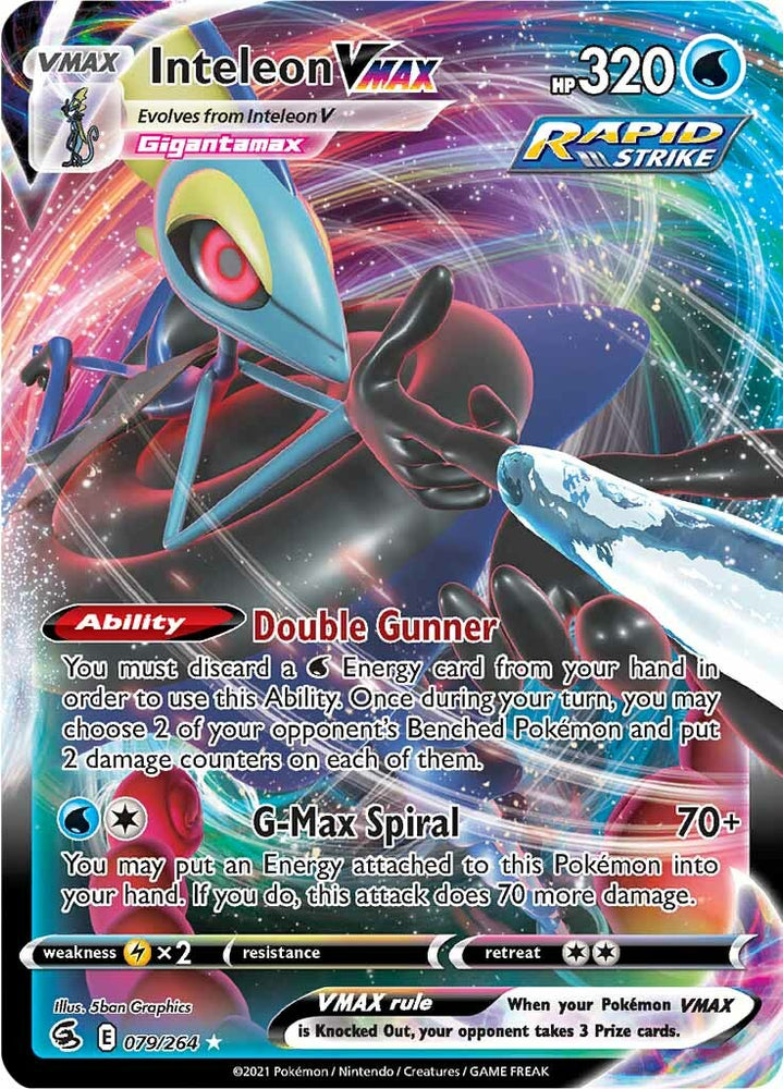 Inteleon VMAX (079/264) [Sword & Shield: Fusion Strike] Pokémon