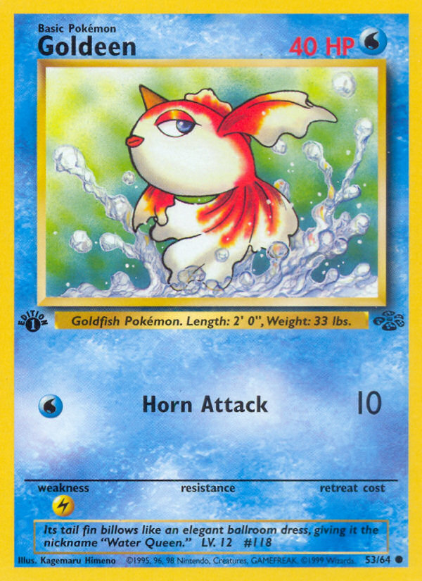 Goldeen (53/64) [Jungle 1st Edition] Pokémon