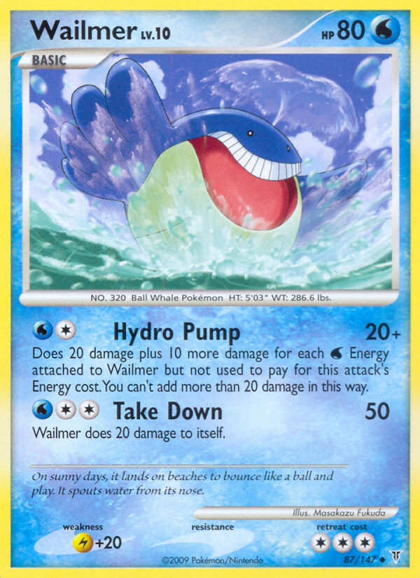 Wailmer (87/147) [Platinum: Supreme Victors] Pokémon