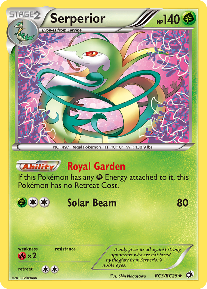 Serperior (RC3/RC25) [Black & White: Legendary Treasures] Pokémon