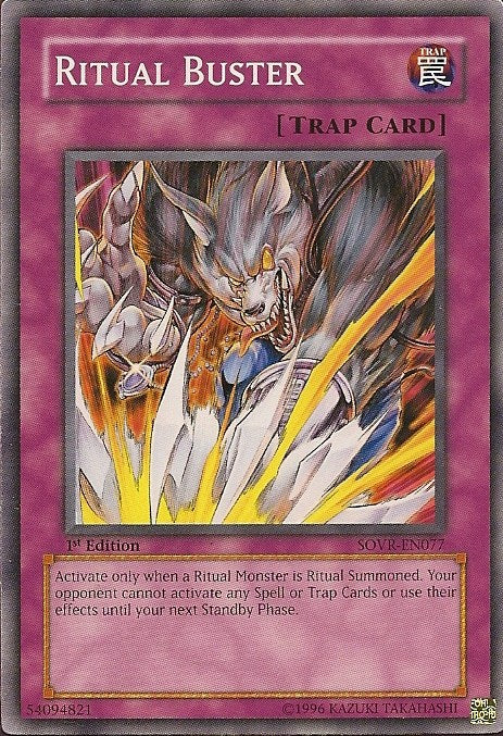 Ritual Buster [SOVR-EN077] Common Yu-Gi-Oh!
